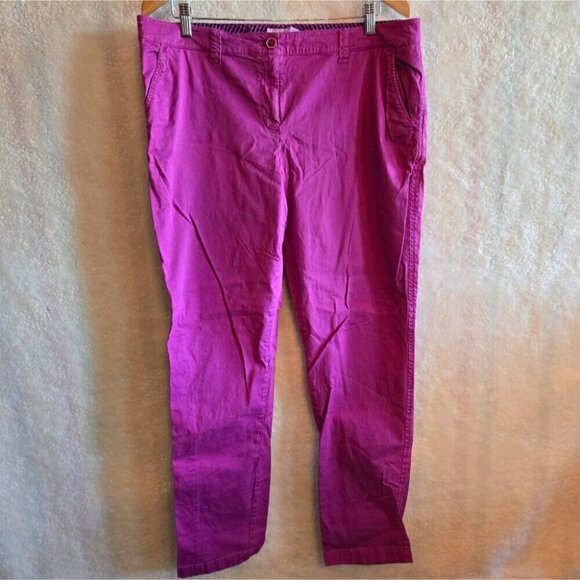 Vineyard Vines Vibrant Purple Cotton Stretch Chino Pants - Picture 1 of 8